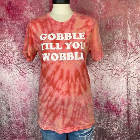 SBT Original Hand Bleach Dyed Thanksgiving Tee - Picture 2 of 4